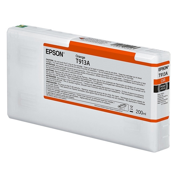 Epson_T913A_ T913A00 Epson inktcartridge oranje 200ml - Afbeelding 1